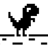 Dino Hurdles: Pixel Dinosaur