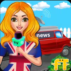 TV news reporter girl story