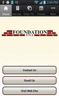 Foundation Title poster