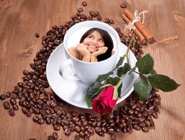 برنامه‌نما Photo Frames on Mugs Coffee عکس از صفحه