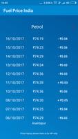 Fuel (Petrol and Diesel) Prices India capture d'écran 3