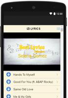 Selena Gomez Lyrics Izi Affiche