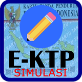 E-KTP Simulasi = Bikin KTP Elektronik Sendiri ไอคอน