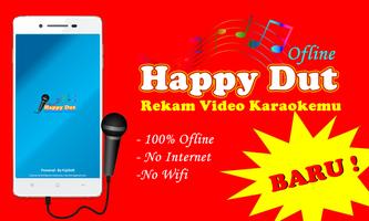 Happy Dut - Karaoke Video Dangdut پوسٹر