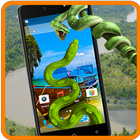 Green Snake On Secreen-icoon