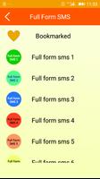 Full Form SMS poster