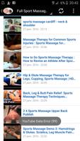 Full Body Massage Sport Video capture d'écran 1