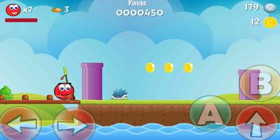 Worldest red ball 4,with new enemies screenshot 1