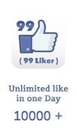 Guides for Fb 99 Liker Ekran Görüntüsü 2