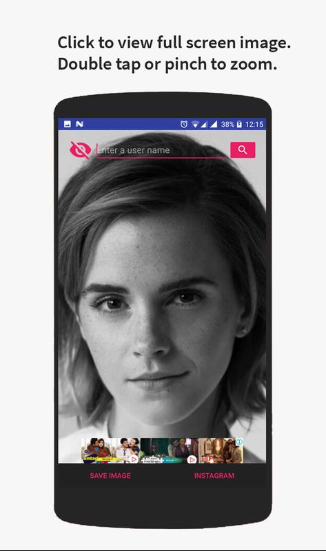 Zoom Instagram profile pic for Android - APK Download