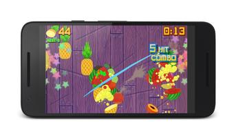 Fruit Slicing Game free ninja captura de pantalla 1