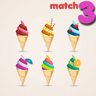 Ice Cream Crush - Match-3 Puzzle Free Adventure ícone