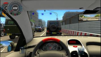 3D Sports Car Driving In City постер