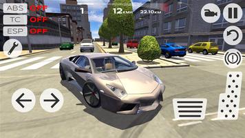 3D Sports Car Driving In City Ekran Görüntüsü 3