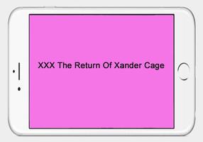 XXX The Return Of Xander Cage Affiche