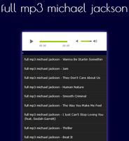 full mp3 michael jackson โปสเตอร์