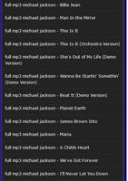 full mp3 michael jackson ảnh chụp màn hình 2