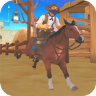Cowboy Rodeo Reiter Zeichen