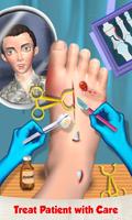 Foot Surgery Hospital Simulator: ER Doctor Games Affiche