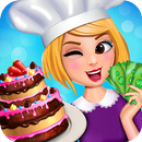 Mały kucharz szalony mistrz ciasta: gra gotowania aplikacja