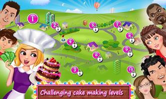 Little Chef Crazy Cake Master: Cooking Game Affiche