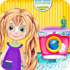 My House Washing Machine: Kids Laundry Game icône