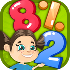 Fun Division Math Quiz Game icône