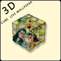 Photo Cube Live Wallpaper Affiche