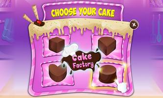 Chocolate Cake Factory: Cake Bakery Game Affiche