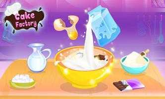 Chocolate Cake Factory: Cake Bakery Game syot layar 1