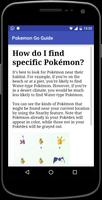 Guide for Pokemon Go 2016 screenshot 2
