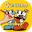 How to draw cuphead characters biểu tượng