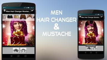 Men Hair Changer & Mustache Affiche