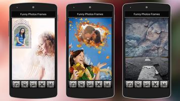 مضحك إطارات صور الملصق