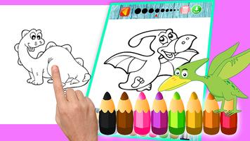 jeux de dinosaure coloring activity book capture d'écran 3