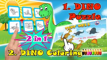 Coloring Puzzle Dinosaurs Kids 截圖 1