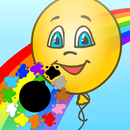 Color Tutorial for kids with Funny Balloon APK