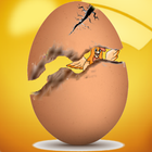 ikon memecahkan telur