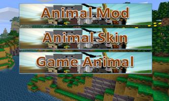 Animal Mod Minecraft Skin Game Cartaz