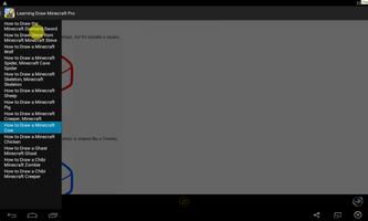 Learning Draw Minecraft Pro স্ক্রিনশট 3