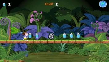 Funny Dog Jungle Running imagem de tela 2