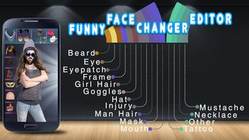 برنامه‌نما Funny Face Changer  Editor عکس از صفحه