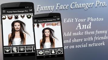 برنامه‌نما Funny Face Changer Pro عکس از صفحه