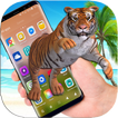 tiger in phone screen scary joke