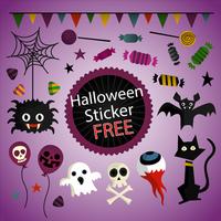 Halloween Stickers ポスター