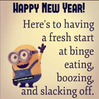 New Year Funny Quote icono