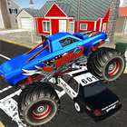 Monster Truck Racing - Cop Car city police Chase icône