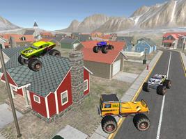 Monster Truck Racing - Cop Car city police Chase capture d'écran 1
