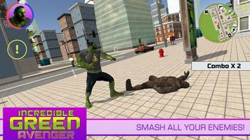 Incredible Green Avenger تصوير الشاشة 1