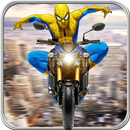 Spider Traffic Rider - Superhero Bike Racing 2018 APK